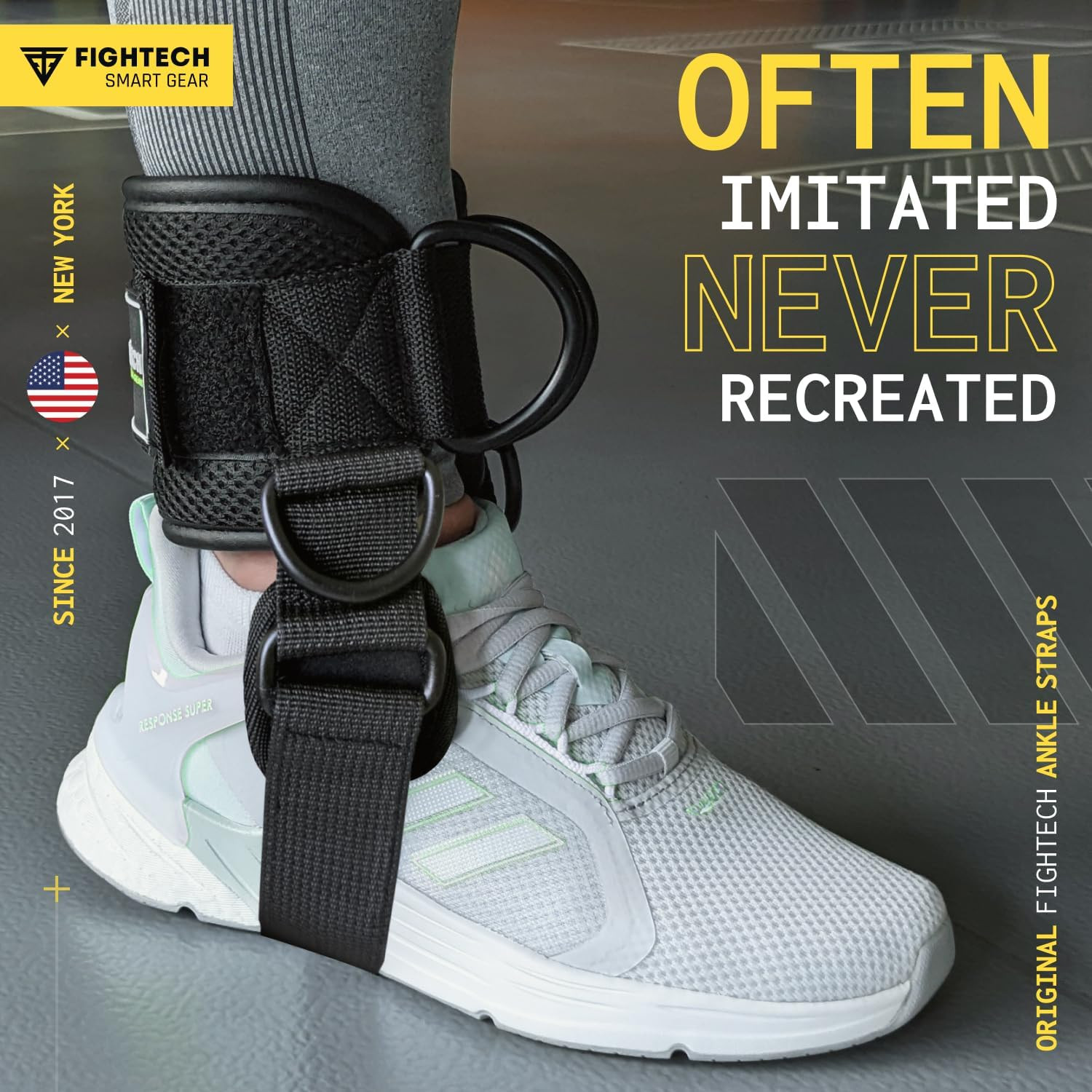 Ankle Straps Cable Machine Attachment for Gym - Cable Kickback Ankle Straps - Pa