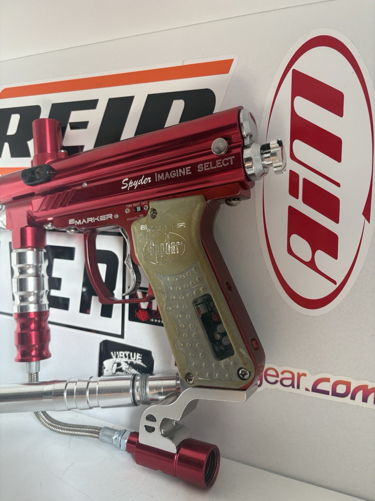 Spyder Imagine Select E Marker Metallic Red Paintball Gun