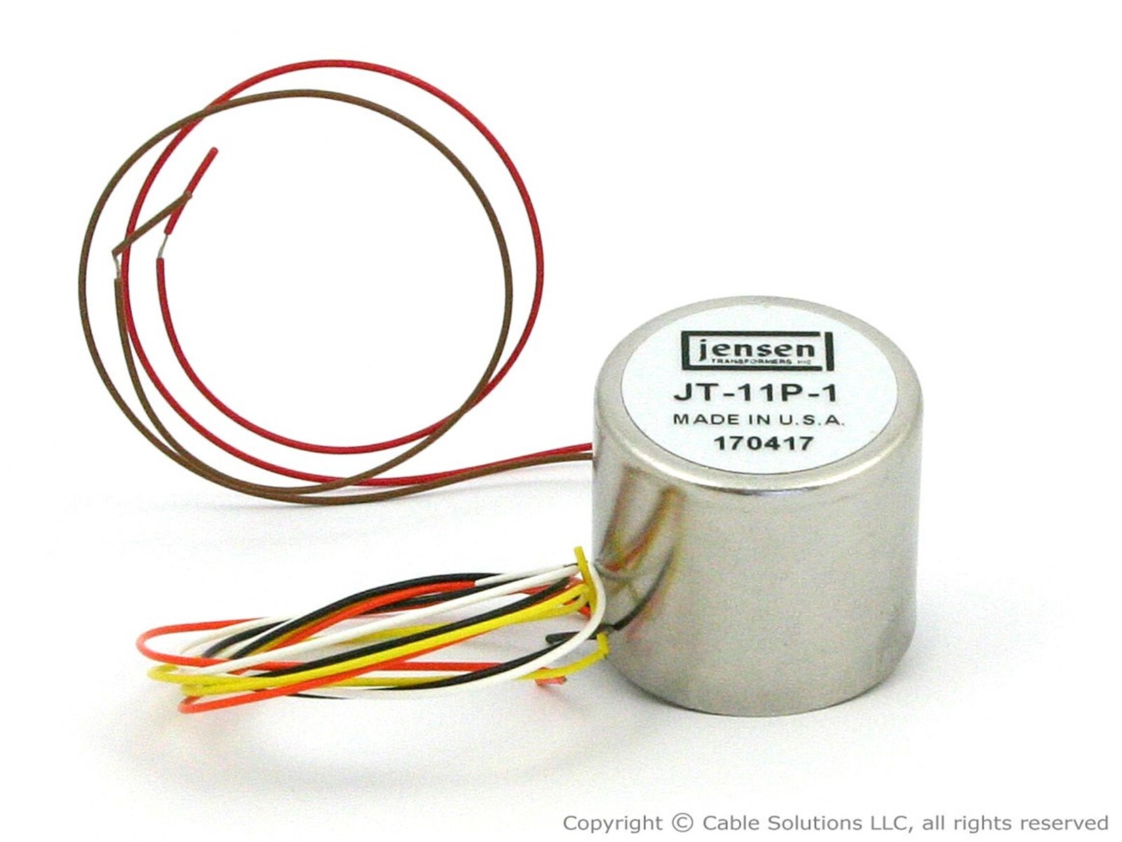 Line Input Transformer-1:1 High-Impedance Balanced, Jensen Transformers JT-11P-1