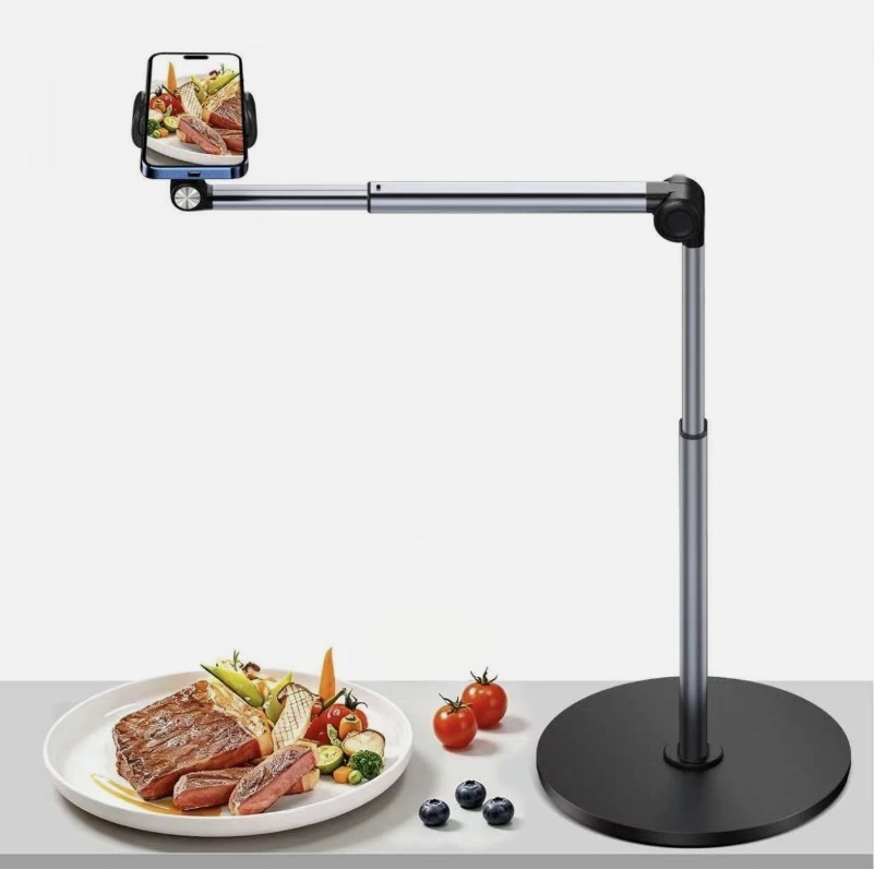 New Best yAyusi Heavy Duty Aluminum Overhead Phone Mount, 13.7 in Long Stand for