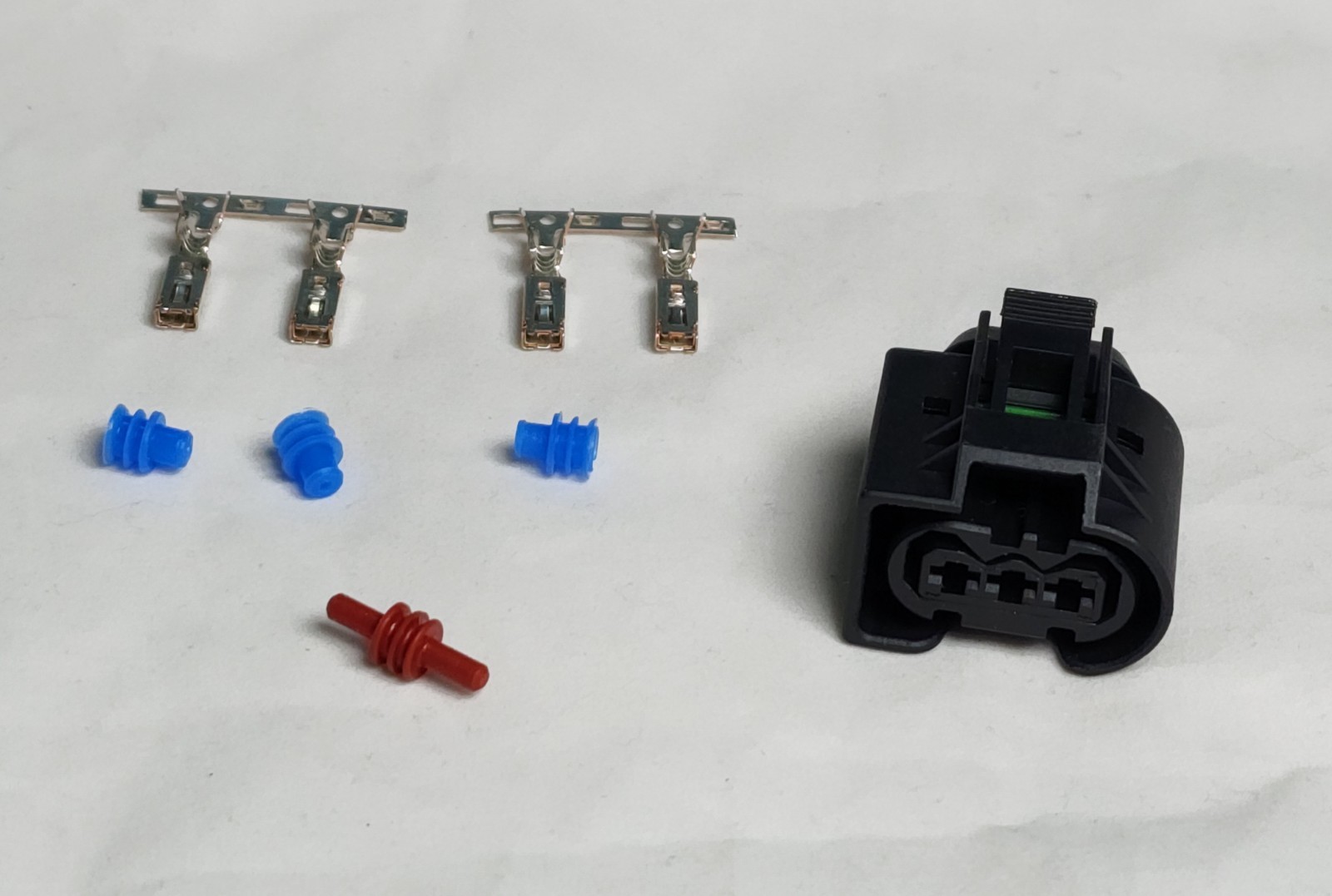 3-pin Kostal Hirschman connector kit Pierburg CWA100.3 CWA100-3 CWA150 pump
