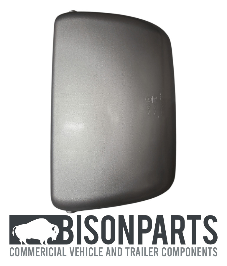 SILVER MAIN MIRROR BACK COVER FITS RENAULT MIDLUM, PREMIUM, KERAX, VOLVO FE, FL