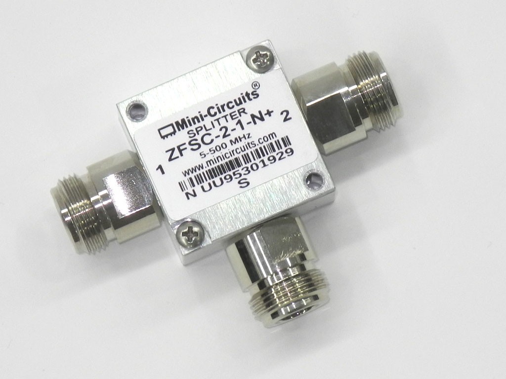 Mini-Circuits Model ZFSC-2-1-N+ Splitter - New Old Stock