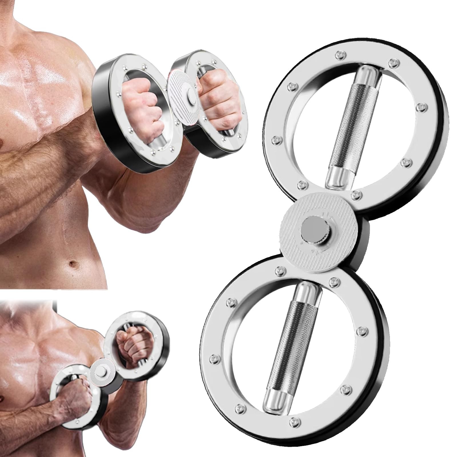 Adjustable Arm Training Wheel - Hand & Forearm Trainer, Wrist & Shoulder Strengt