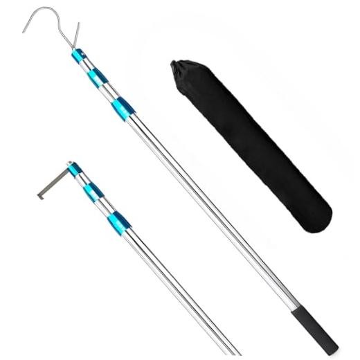 6.5Ft Truck Bed Cargo, Heavy Duty Pickup Cargo Truck bed reach tool-Blue