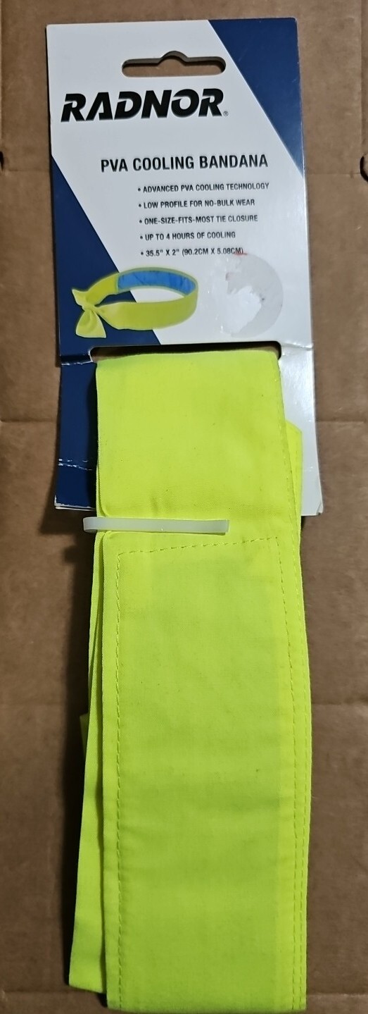 RADNOR™ Lime PVA/Cotton Bandana 64055506