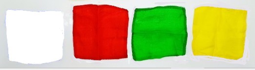 4 SILK HANDKERCHIEFS 18" SQUARE - 100% SILK - 4 COLORS