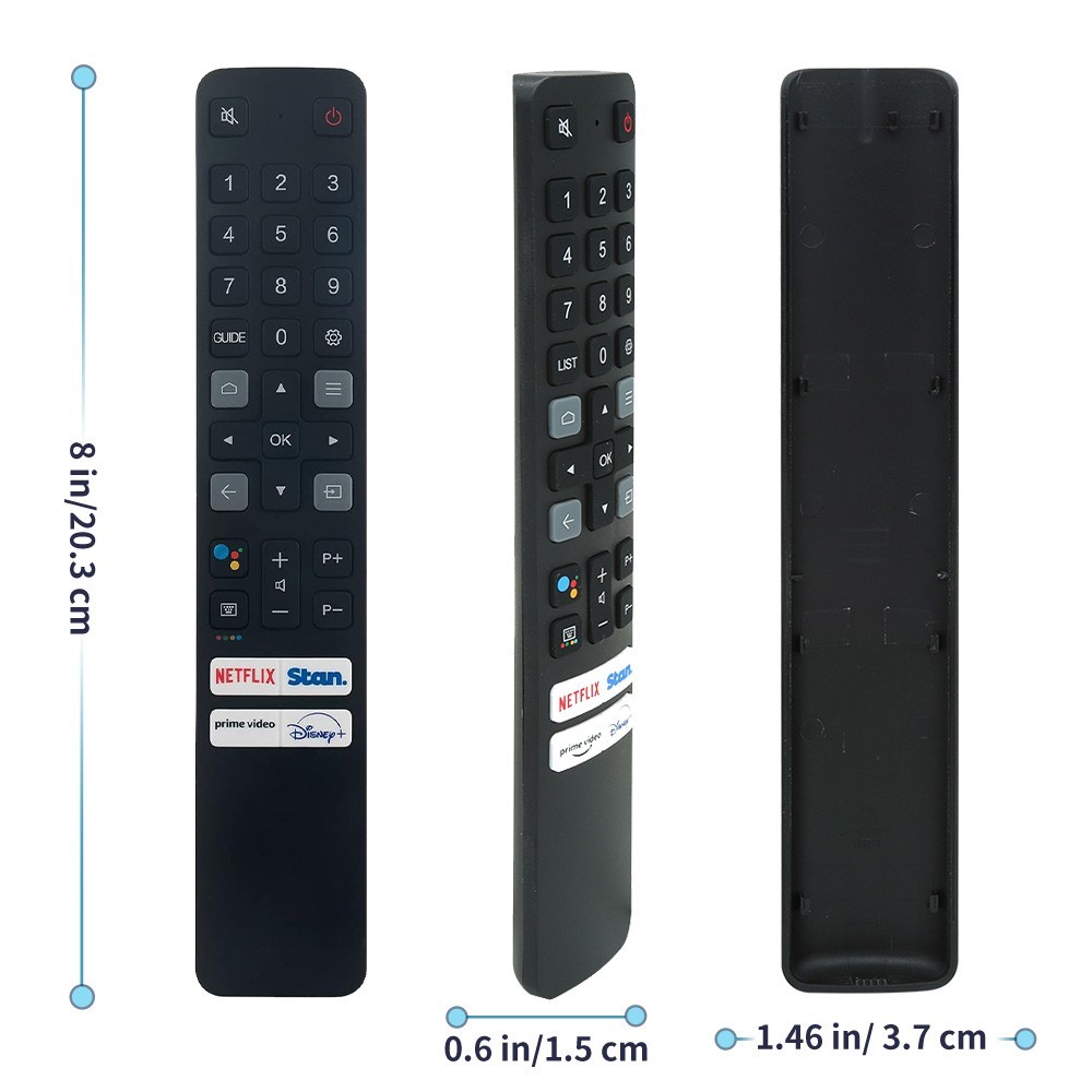 RC901V FAR1 Voice Remote for TCL androidtv Google Assistant forC727/ C725 Series