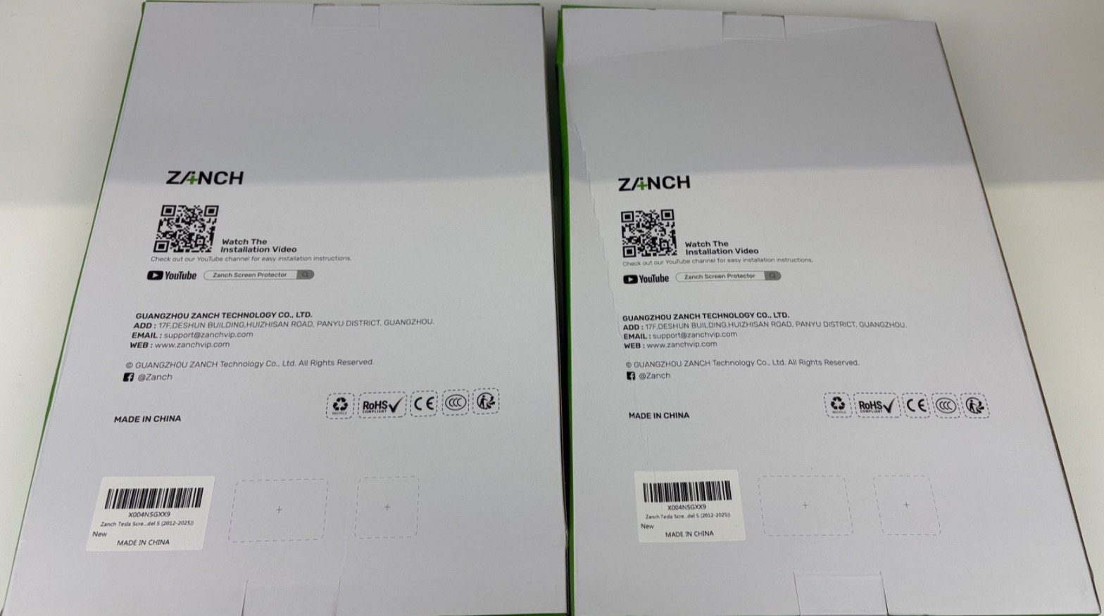 Zanch Tesla Screen Protector Model S/X