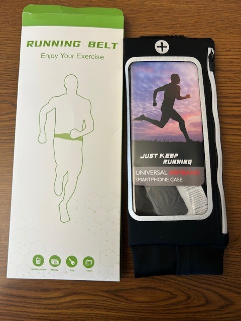 HAISSKY Running Belt Fanny Pack /Phone/Money/Keys/Cards/Black NEW