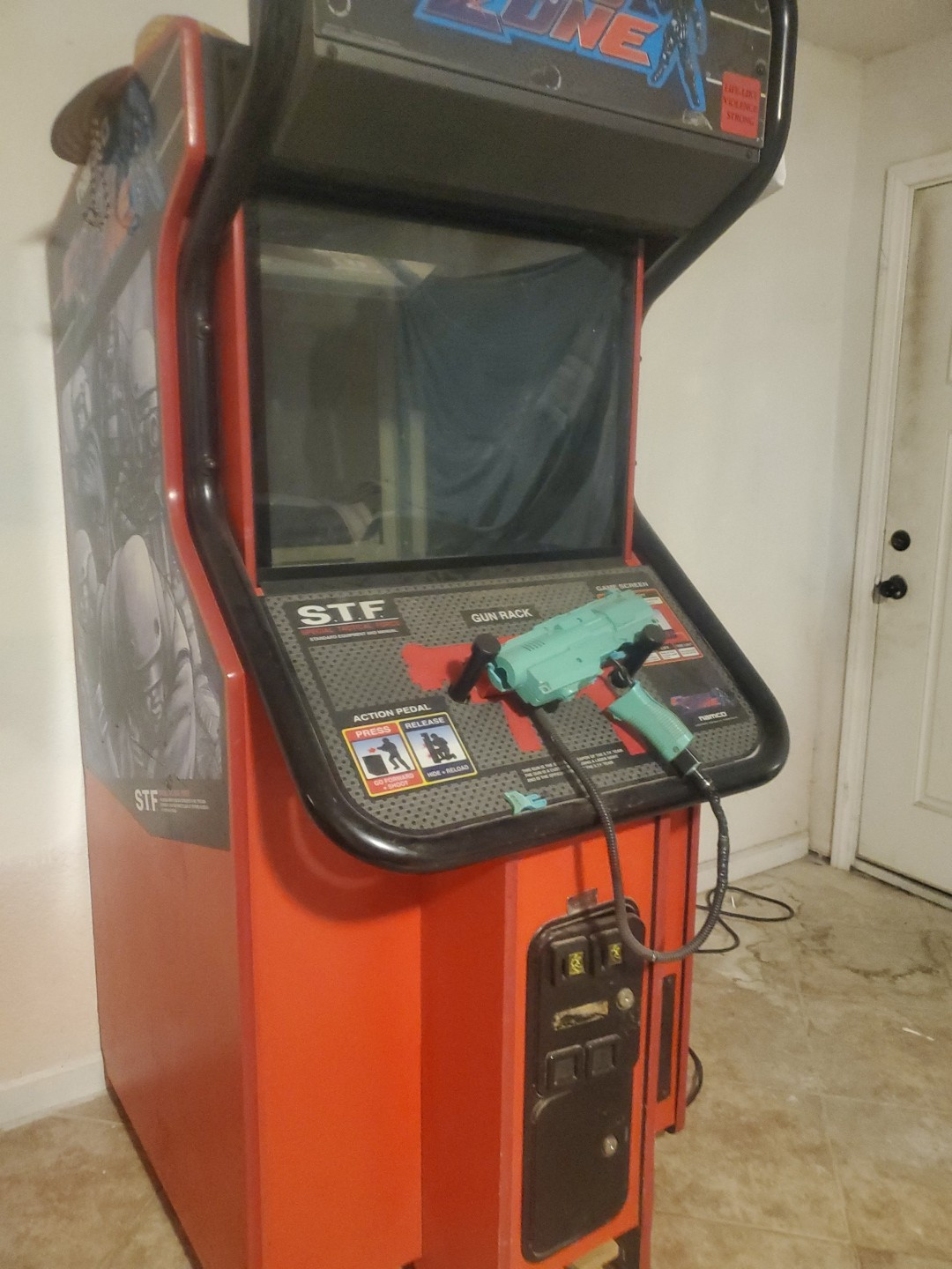 Namco Crisis Zone Aracde Original
