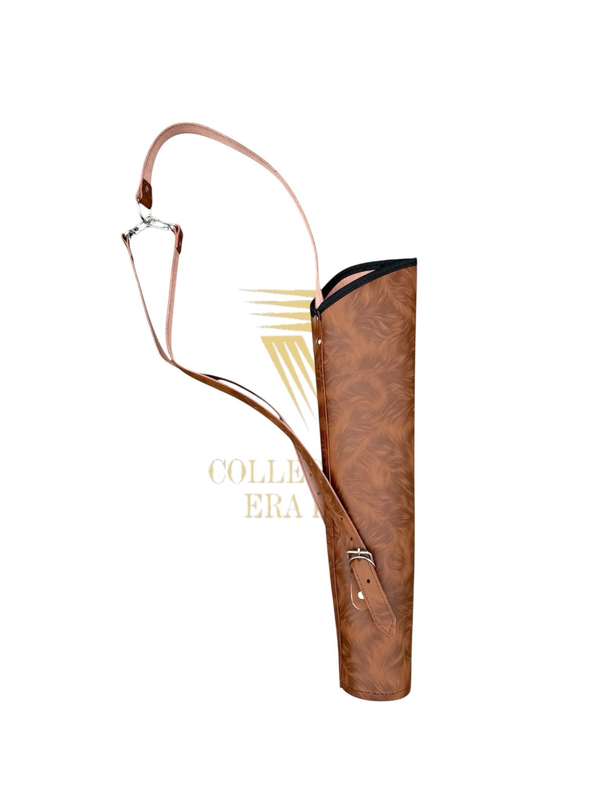 Traditional Leather Archery Back Quiver Ambidextrous Recurve Longbow Handmade