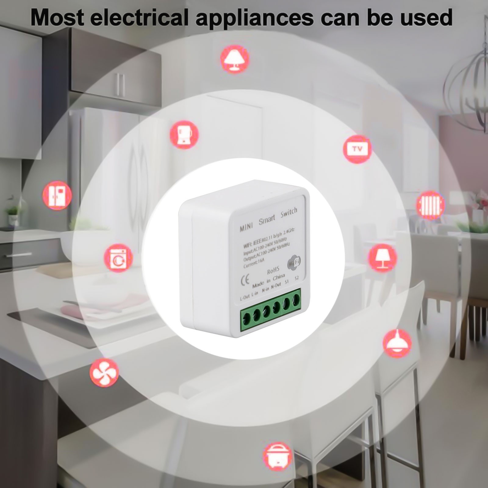 Timer Function WiFi Light Switch with Easy Installation Seamless Integration