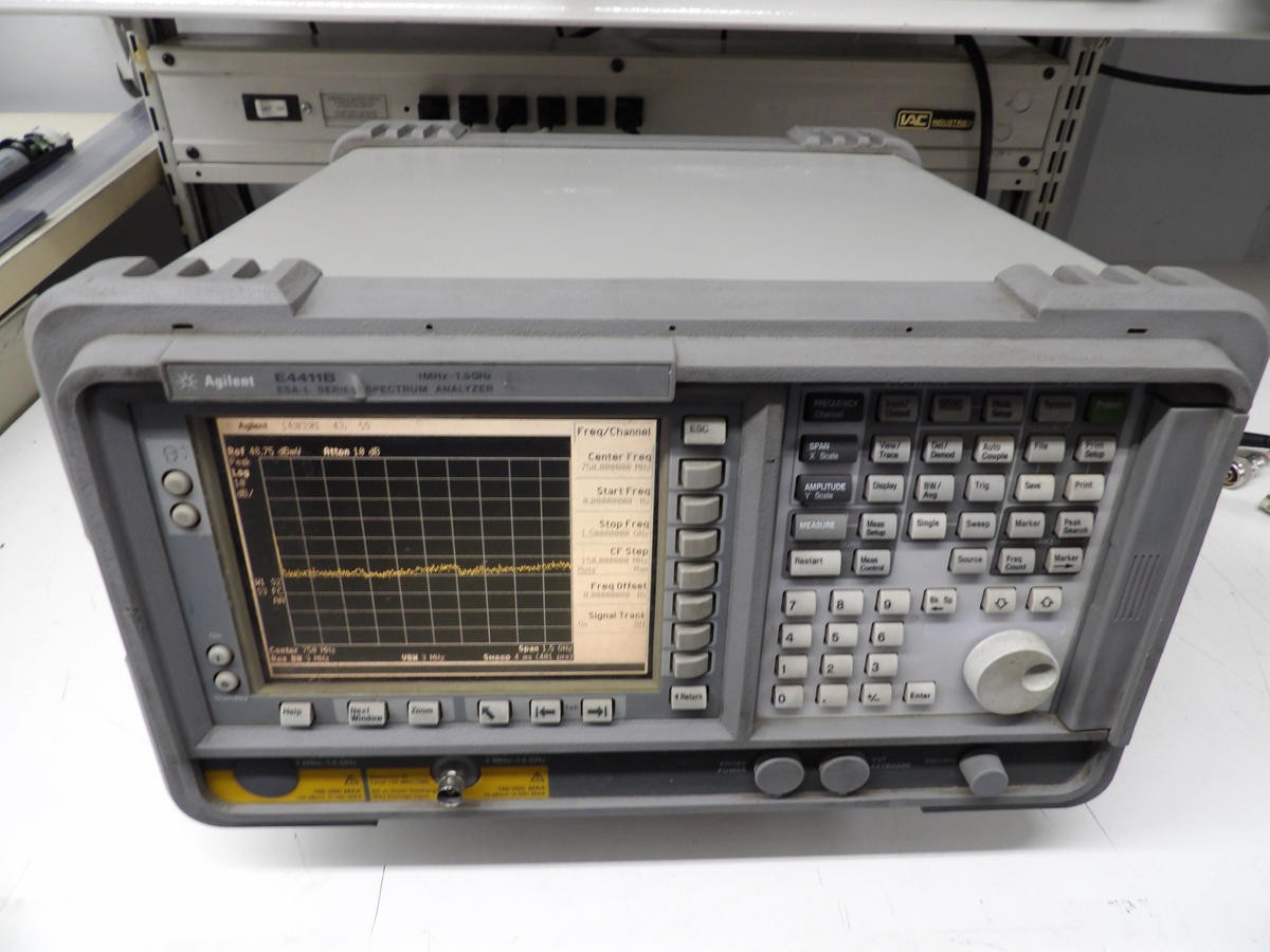 AGILENT E4411B ESA-L SERIES SPECTRUM ANALYZER, OPTION 1DP,UK6, 1 MHZ-1.5 GHZ M36