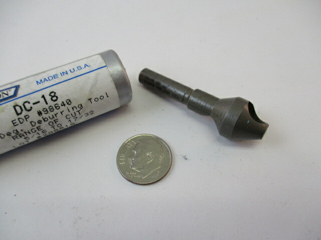 WELDON Countersink # DC-18 x 60° Degree Deburring Tool Chamfer Sharp NOS