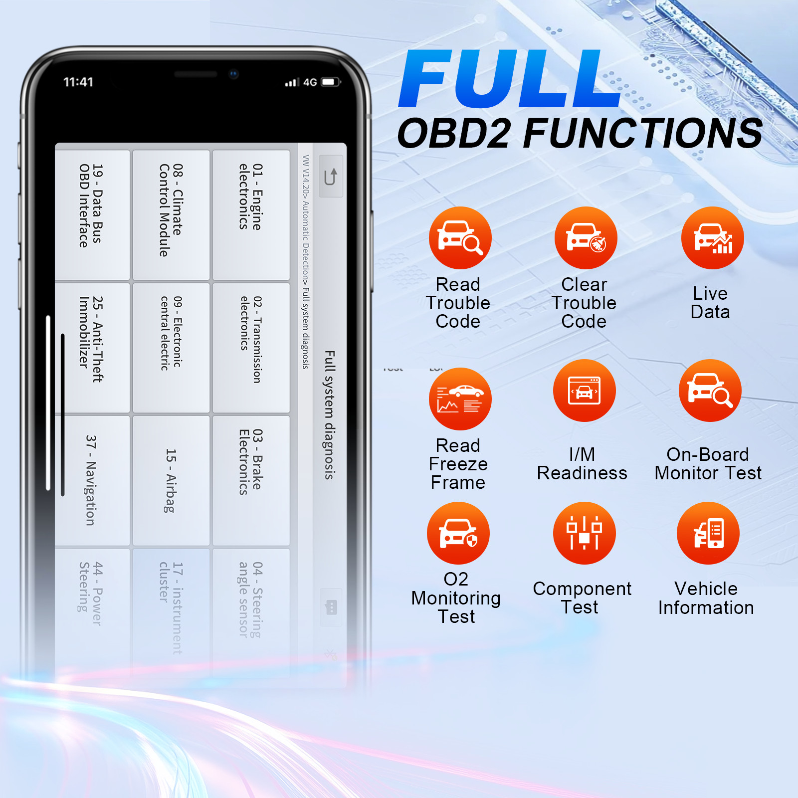 🏆2026 XTOOL A30D V2.0 BT OBD2 Scanner Bidirectional All System Diagnostic Tool