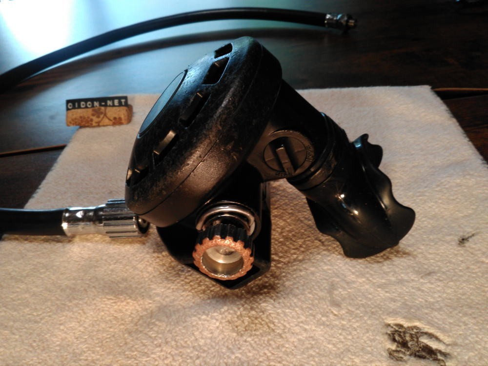 Scubapro G250 GRAPHITE Second-Stage. Pressure checked; no air leaks