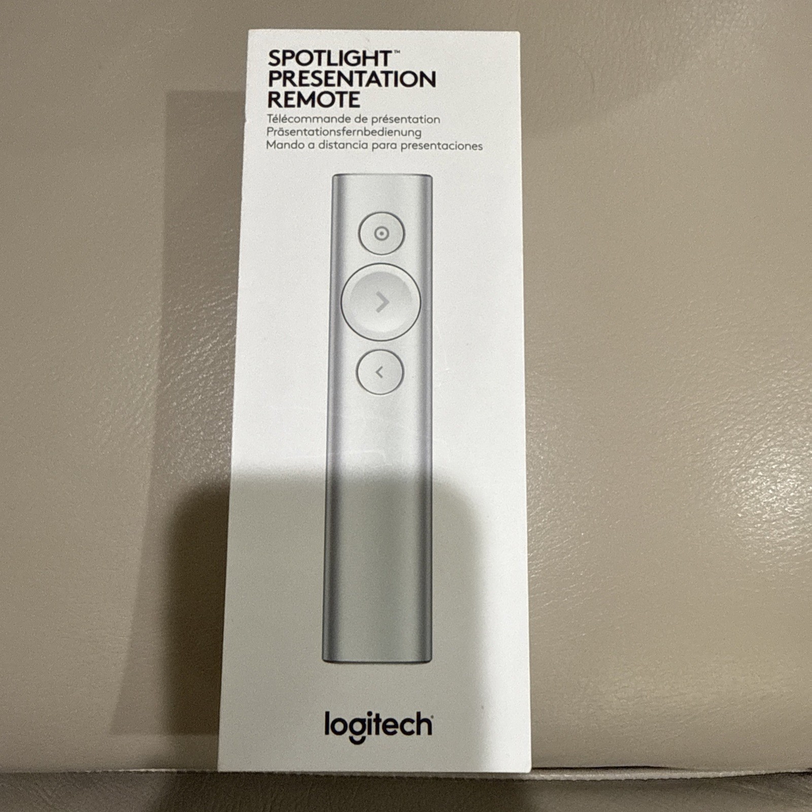 Logitech Spotlight Presentation Remote Silver
