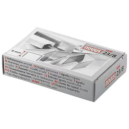 Novus 040-0038 Staples, Standard, Capacity 50