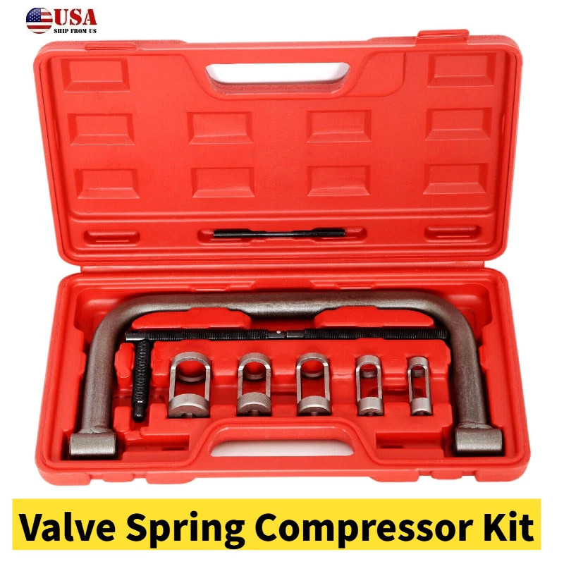 5 Sizes Valve Spring Compressor Pusher Automotive Tool For Car Motorcycle Kit