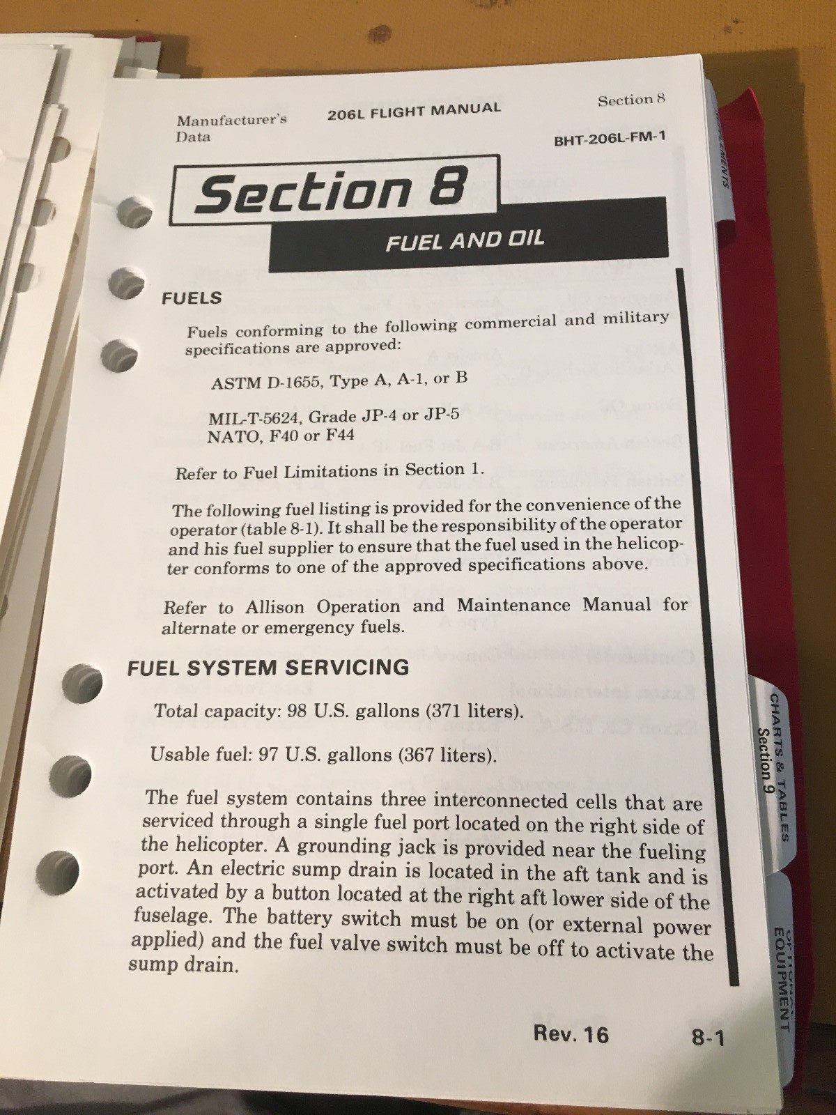 Bell 206L Long Ranger Pilot's Flight Manual