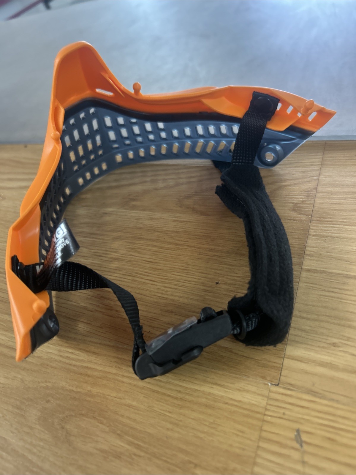 JT Bottom Orange Skirt Paintball Mask Ice Magnetic Strap Clasp