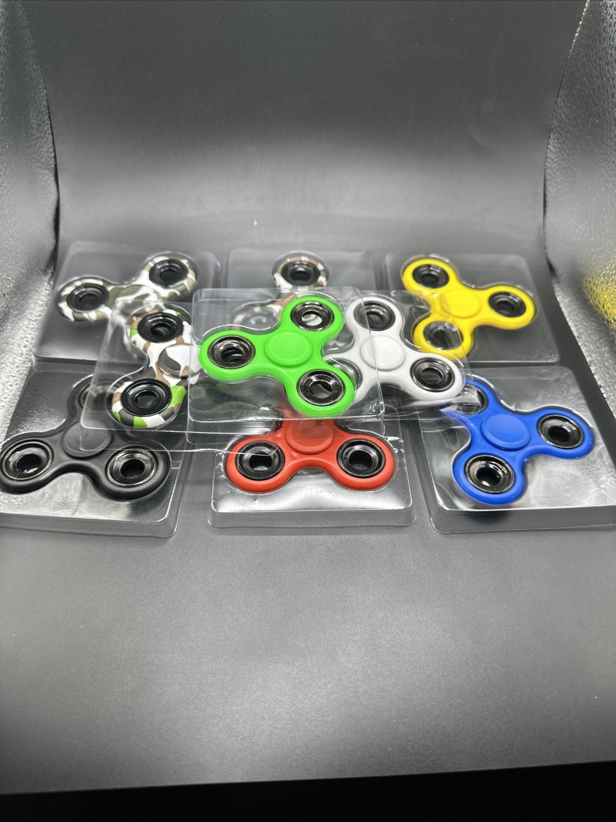 Tri Fidget Finger Spinner 3 Sets - Random Color - Free Shipping