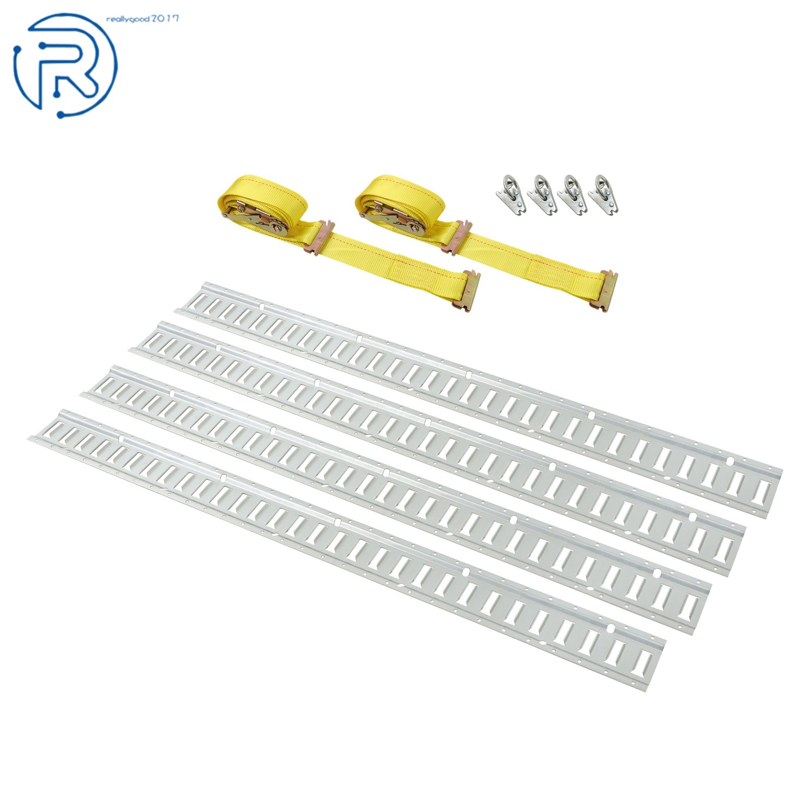 Horizontal Heavy Loads For Trucks Vans 12 Pack 5' E Track Tie Down Rail System