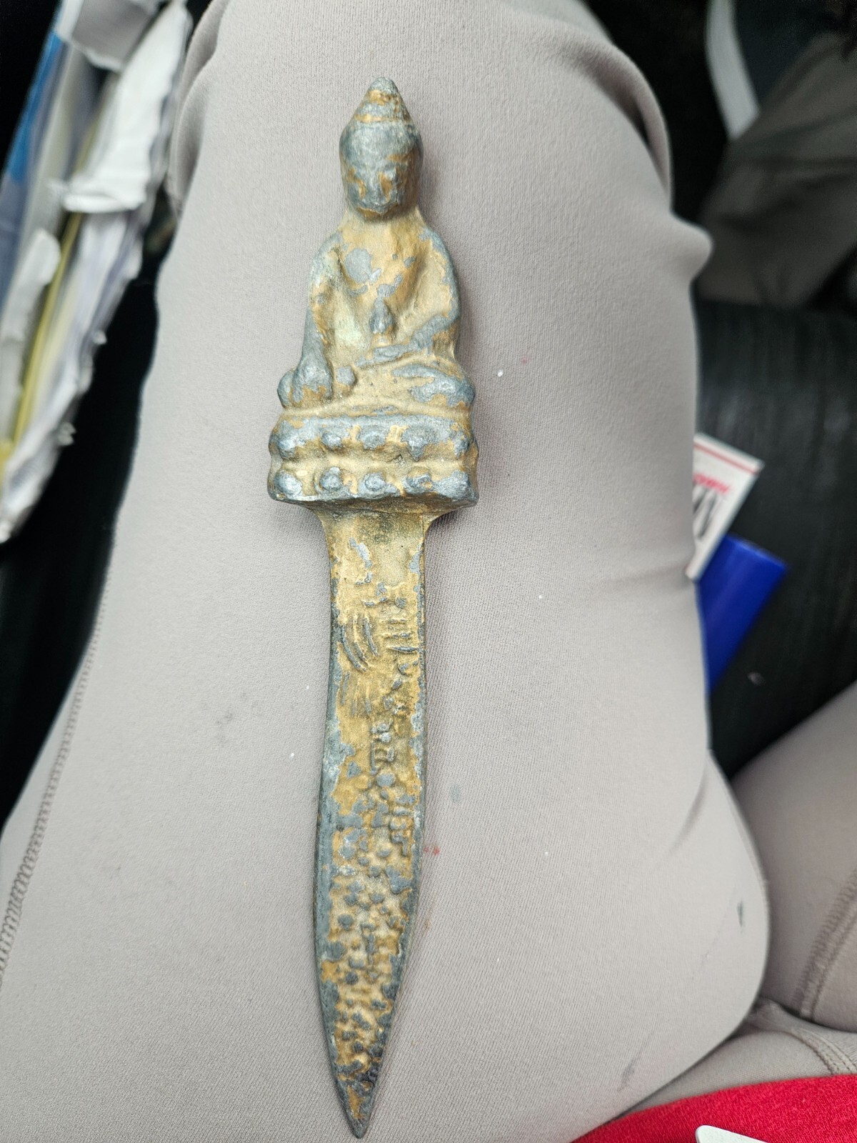 Buddha hilted ritual dagger
