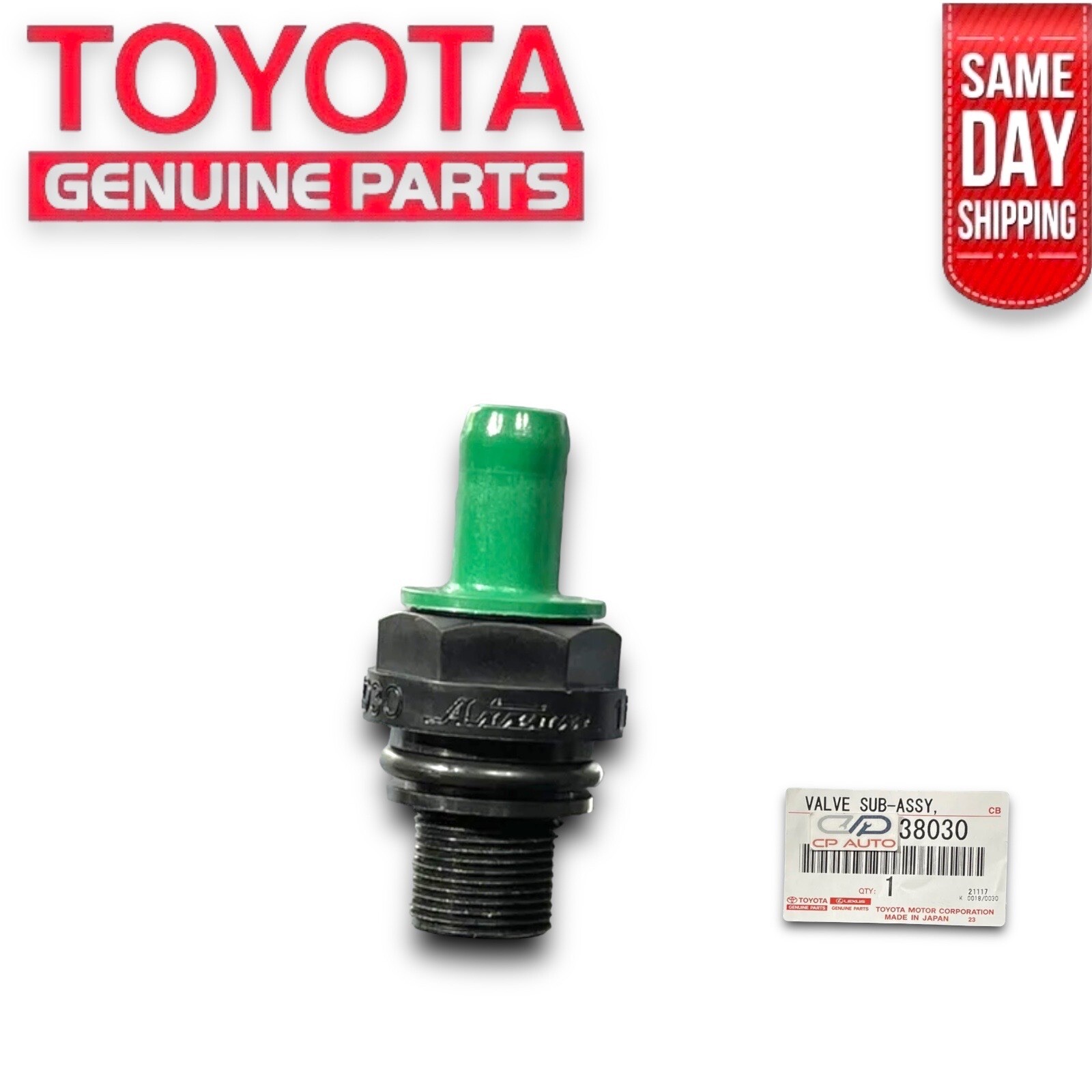 08 - 13 TOYOTA TUNDRA 5.7L V8 VENTILATION VALVE PCV VALVE AISIN OEM NEW
