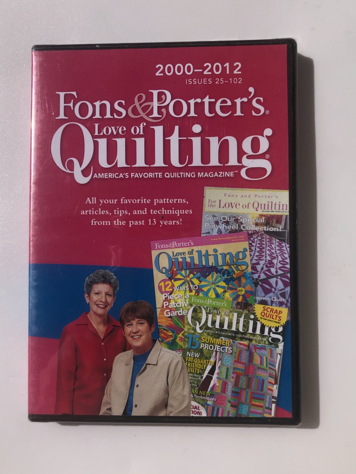 Fons & Porter's Love of Quilting 2000-2012 Issues 25-102 sealed