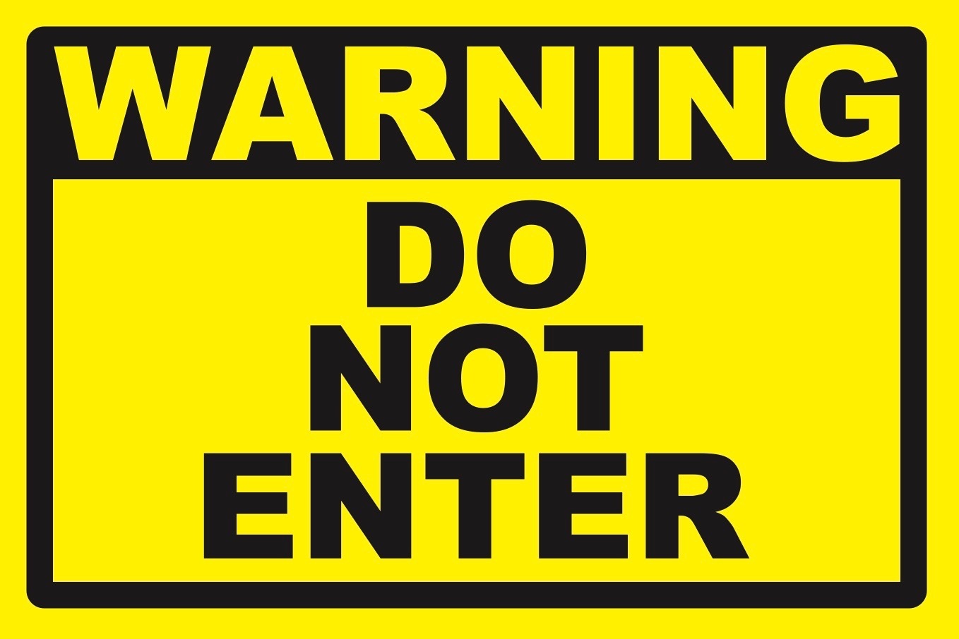 DO NOT ENTER ...SIGN- #PS-432