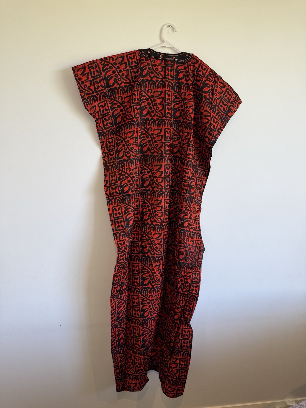 African Ankara dress Long Kaftan Adire Dashiki Bubu Cotton Dress Brand New