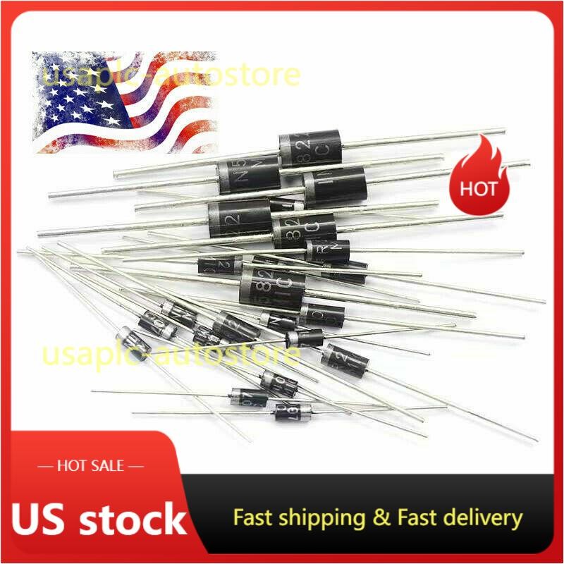 10pc 1N4004 1N4005 1N5404 1N5408 1N4001 1N5399 1N4007 IN4148 1N5819 1N5822 Diode
