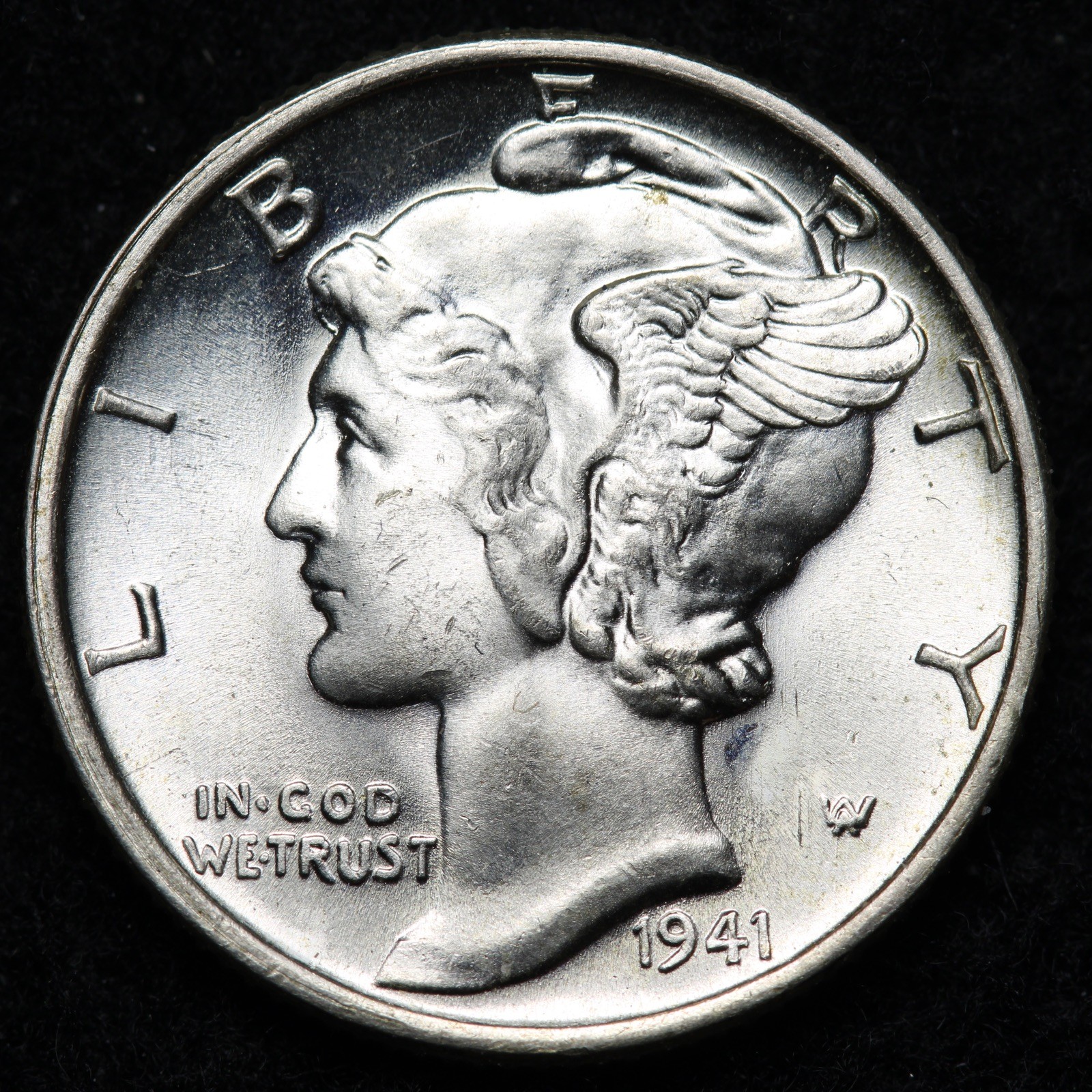 1941 Mercury Silver Dime BU *UNCIRCULATED* MS E217 AWCH