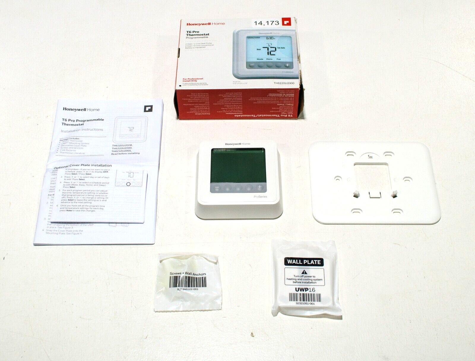 Honeywell TH6220V2000 T6Pro Thermostat
