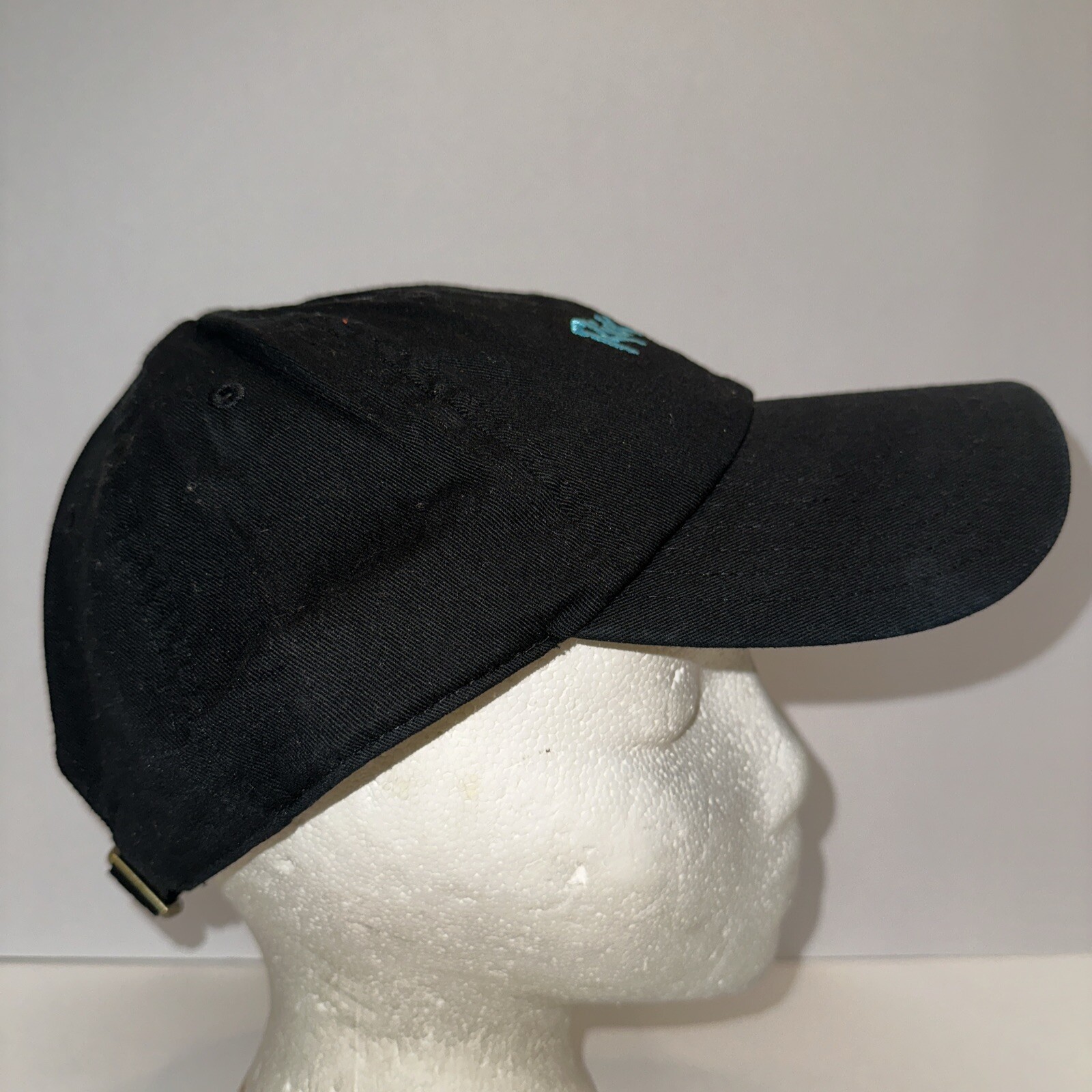 Rick & Morty Adult Swim Cartoon Black Hat Cap Bio-World Strap Buckle