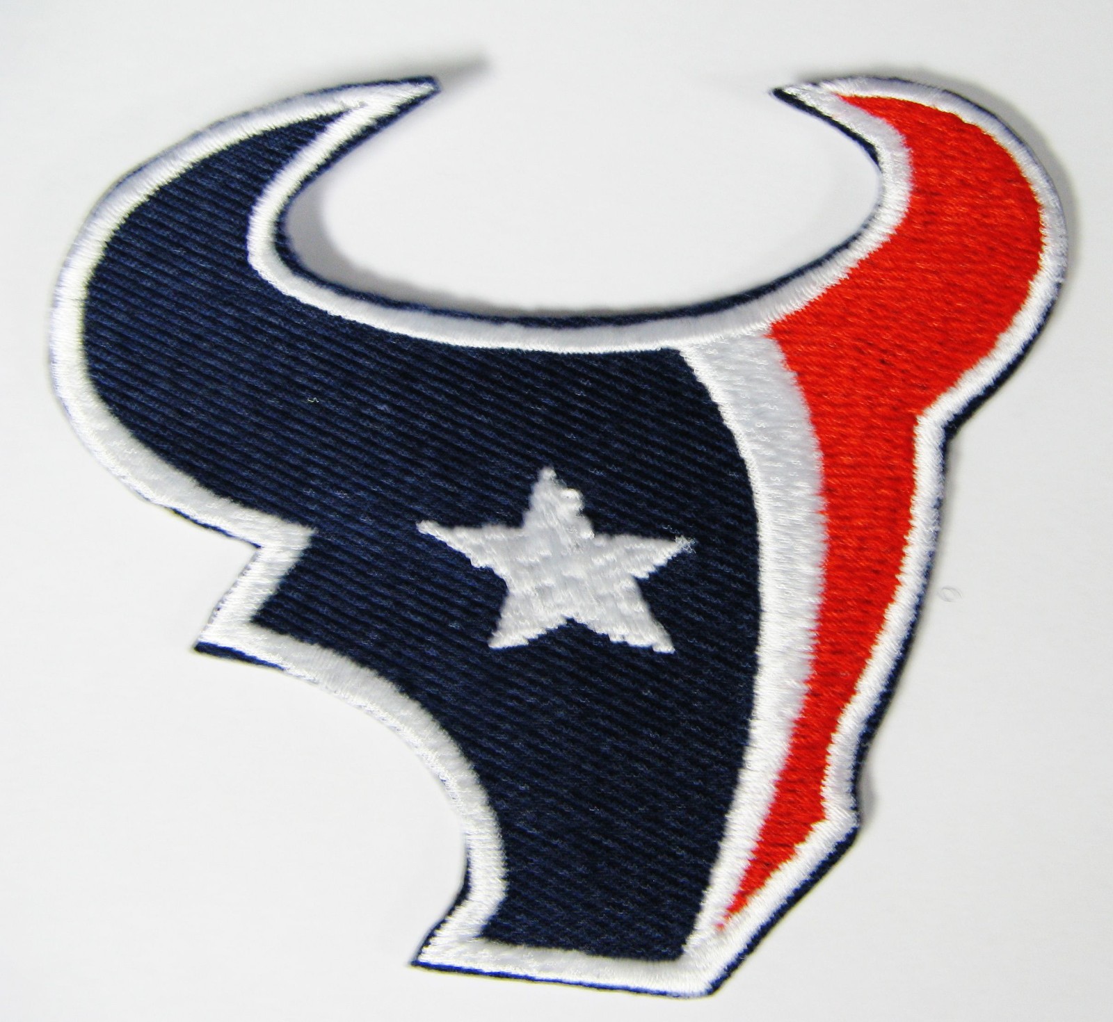 LOT OF (1) NFL HOUSTON TEXANS EMBROIDERED PATCH PATCHES IRON-ON LOGO ITEM # 08