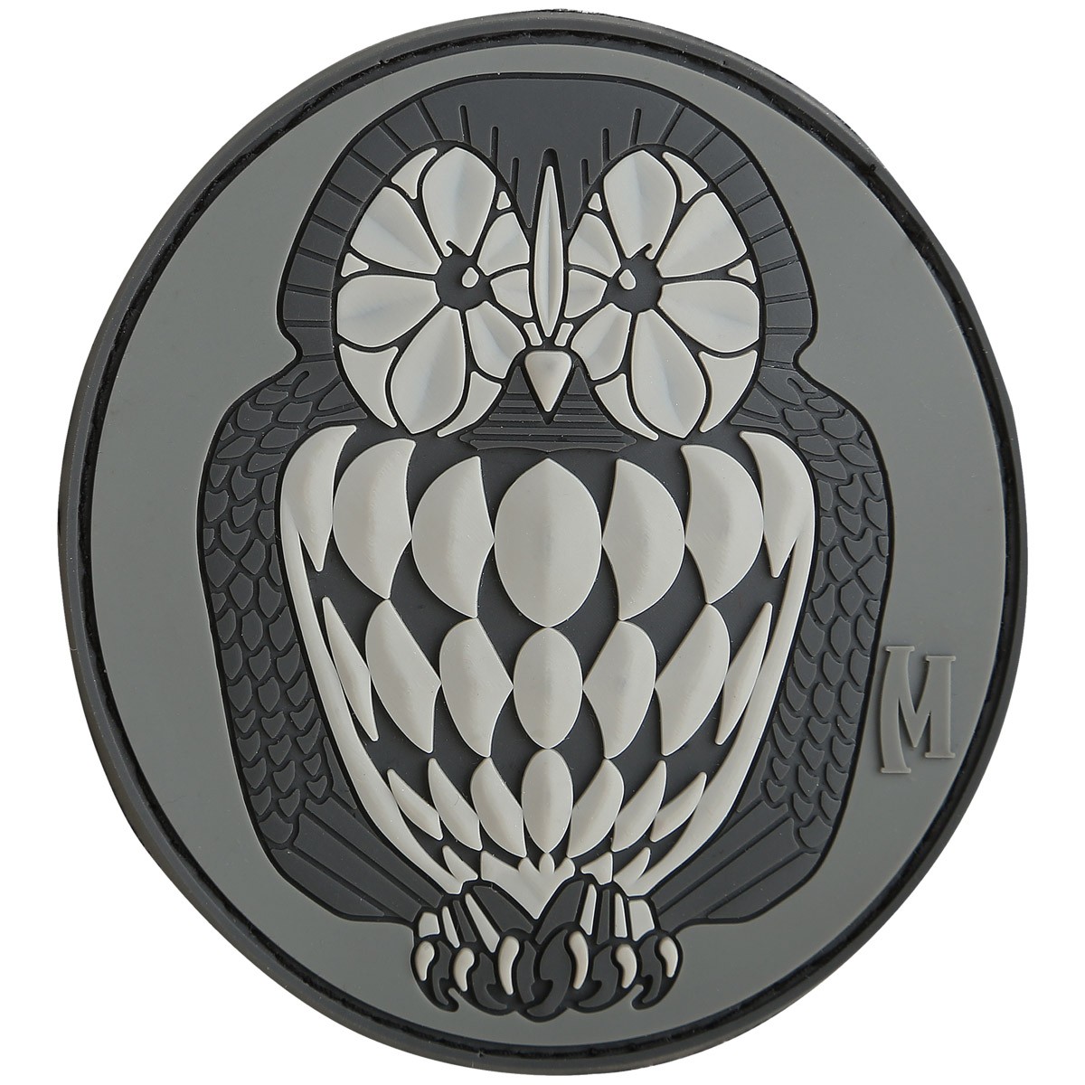 Maxpedition The Wise Old Owl Emblem Morale Patch Tactical 3D Rubber Badge Swat
