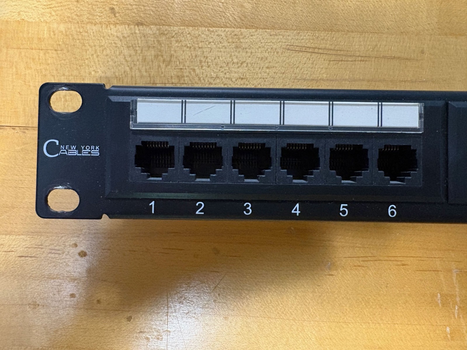 10Gbps 24 Port Cat6 Patch Panel 24 Port