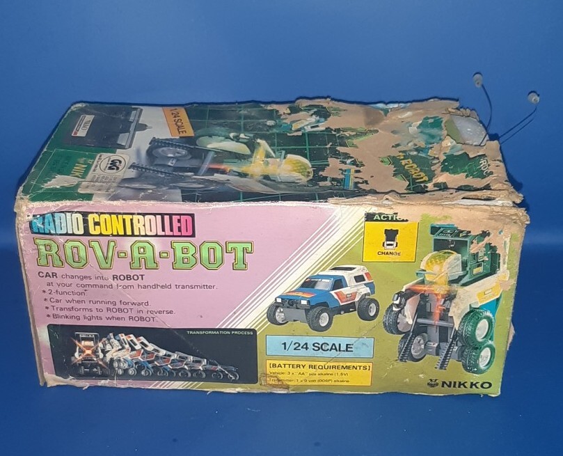Nikko Rov A Bot Car Machine Radio Controlled Vintage Radio Controlled