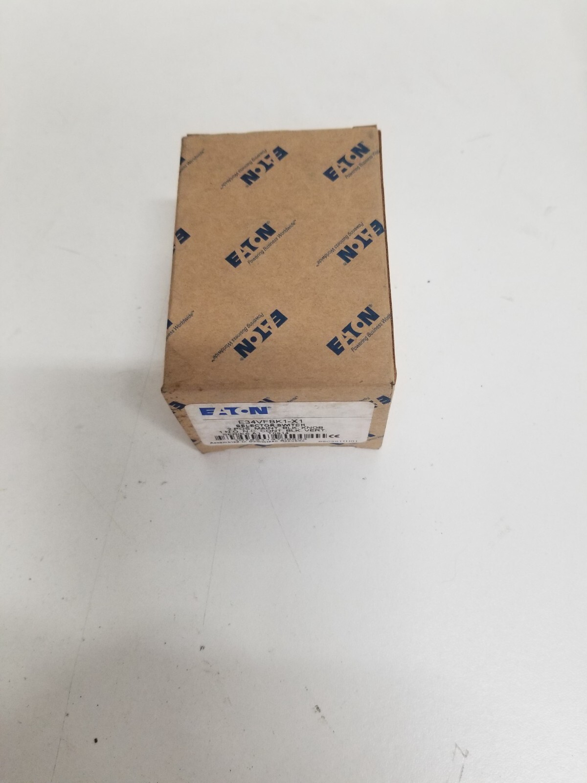 Eaton E34VFBK1-X1 Selector Switch 1NO 1NC 2 Position