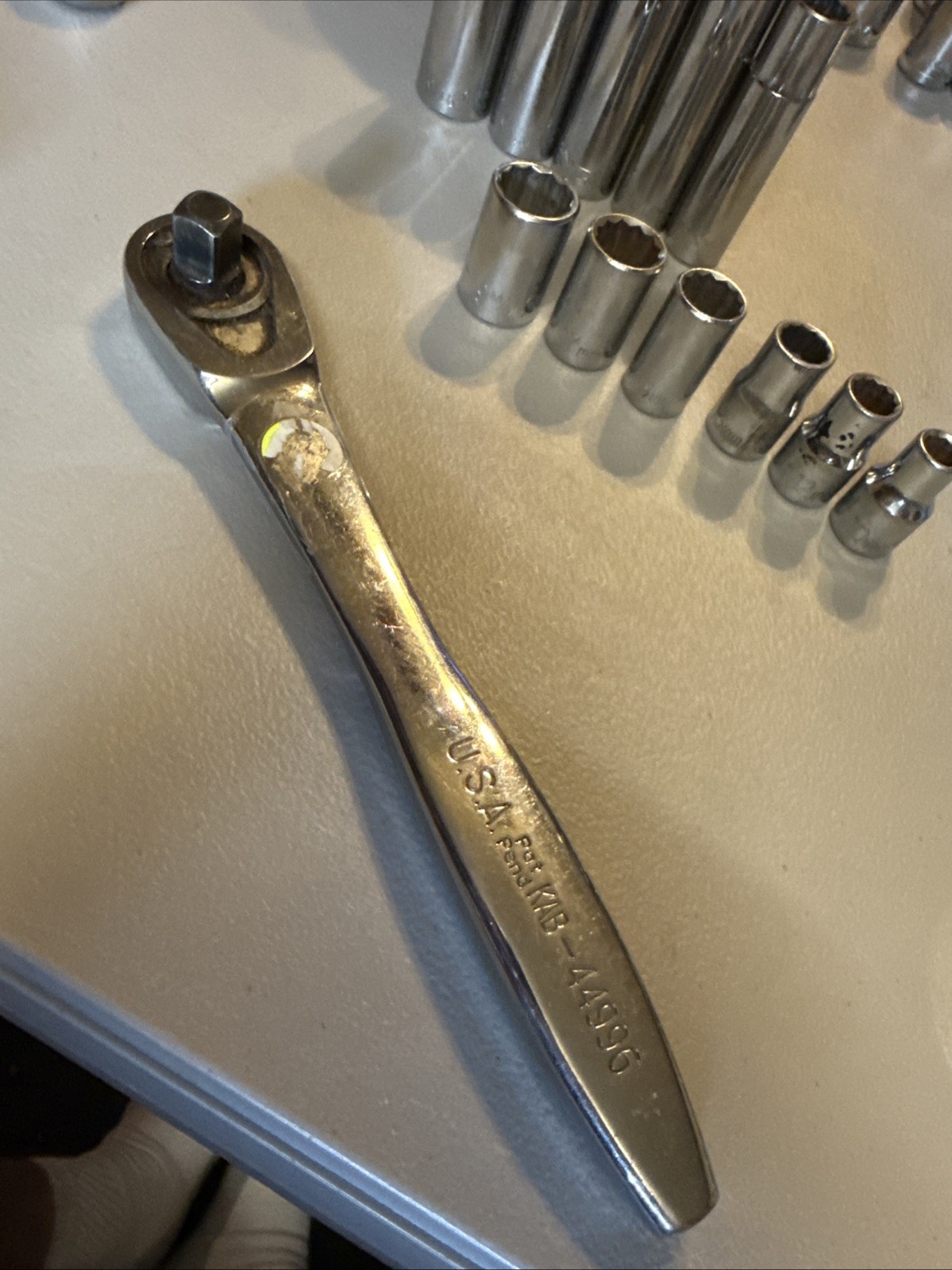 Craftsman Tools Thin Profile KAB 44996 1/2" Drive 10" Standard Ratchet USA