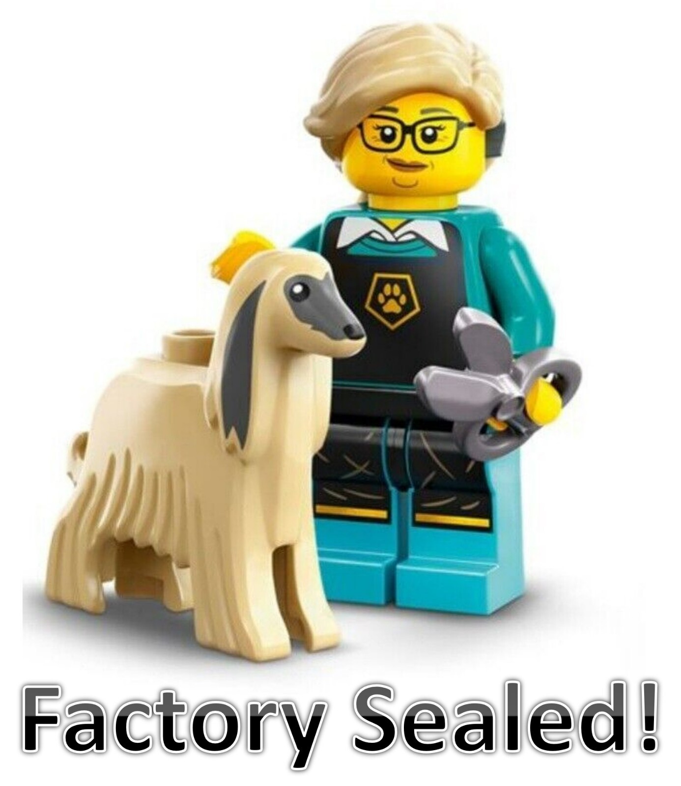 Lego Minifigures Series 25 - Pet Groomer with Afghan Hound UNOPENED