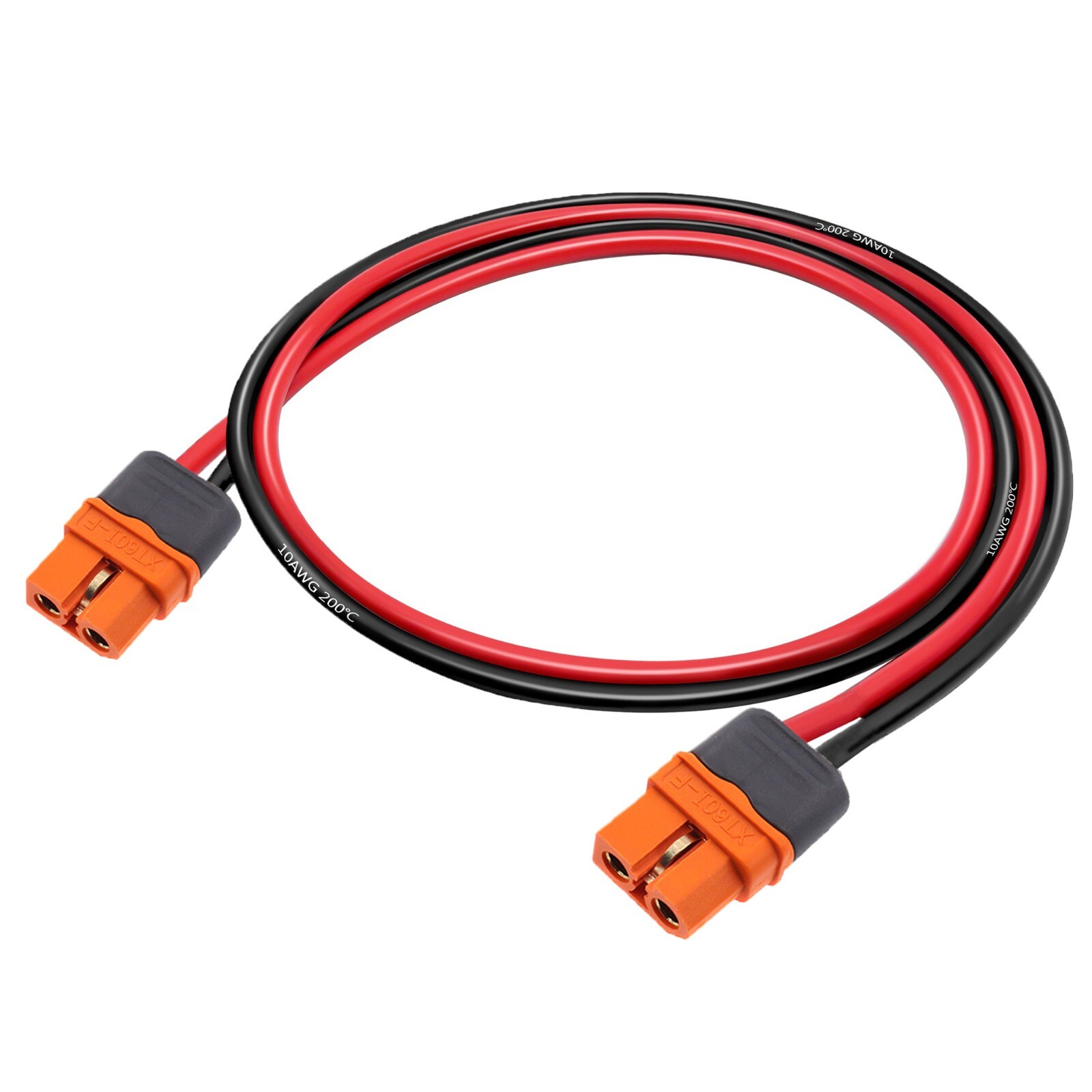 10AWG XT60i to XT60i Female Male Connector Solar Extension Charging Cable