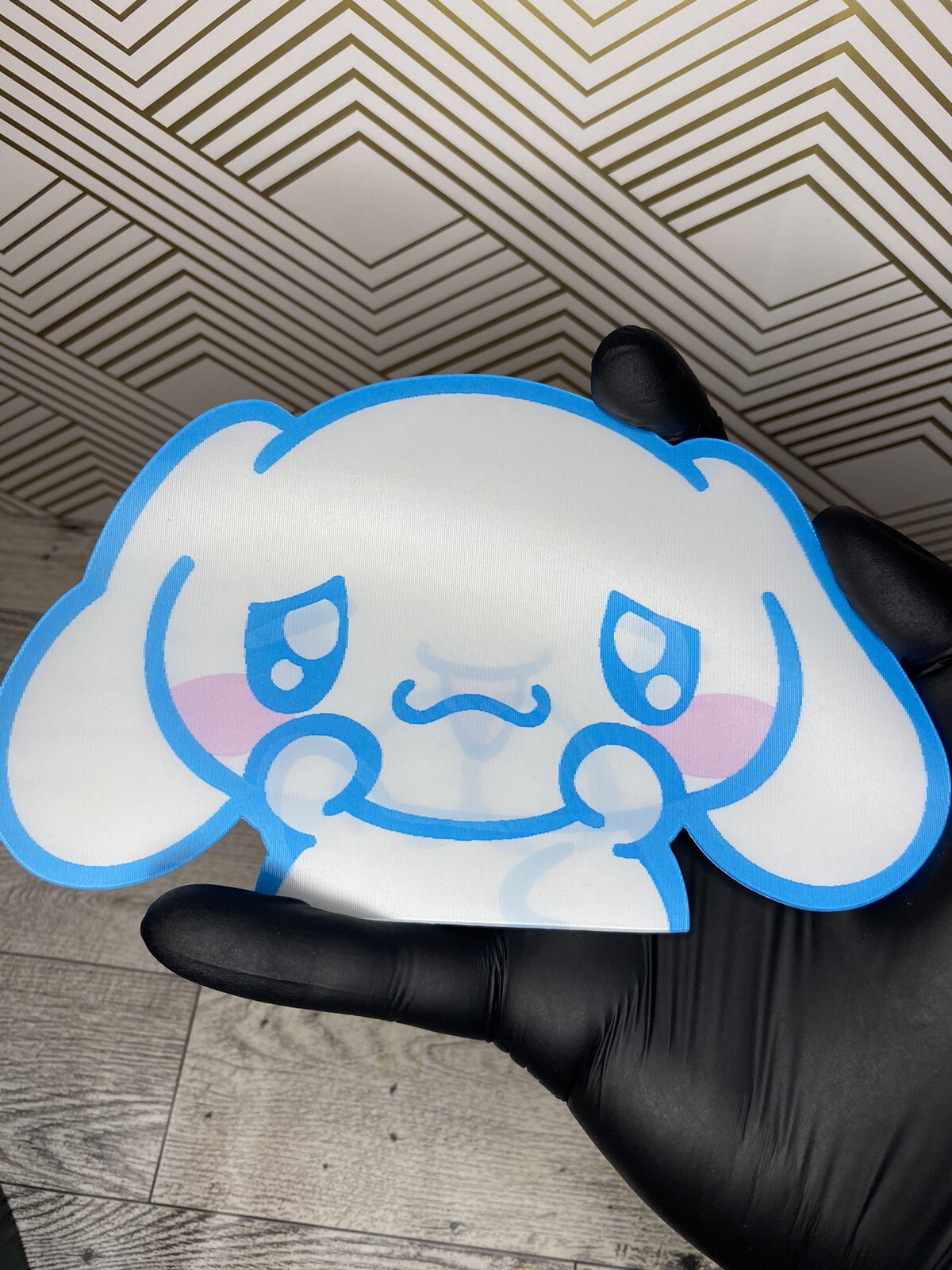 Sanrio Cinnamoroll 3D Lenticular Motion Car Sticker Decal Peeker