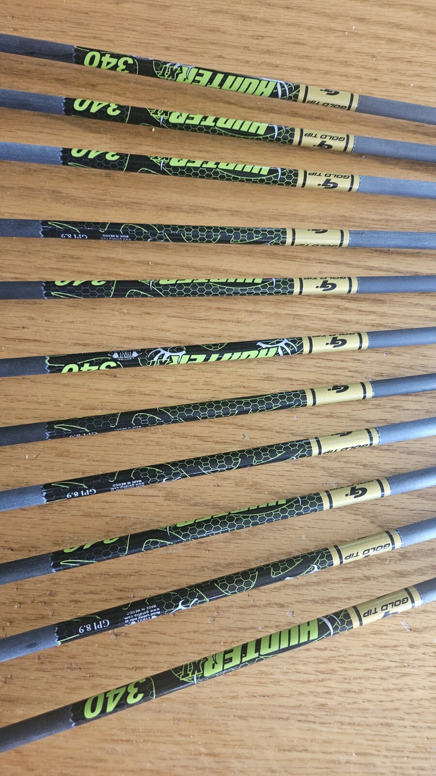 Gold Tip XT Hunter 340 - 11 arrows 28 1/4 cut