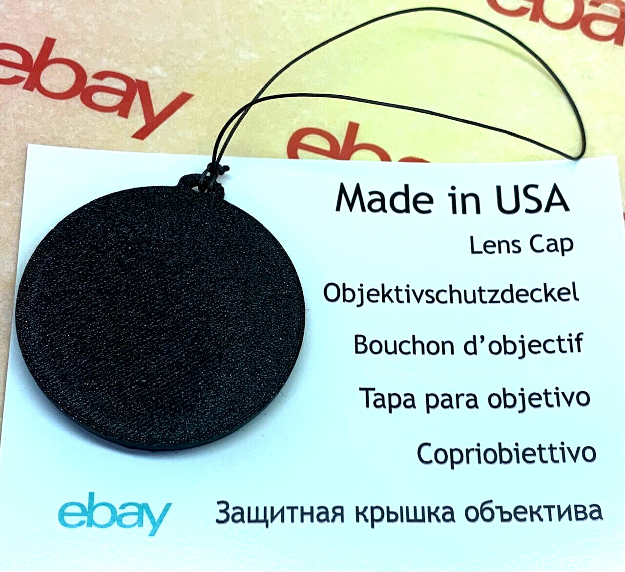 Slip On FRONT LENS CAP 51mm+HOLDER for 51mm outside diameter applications, GR