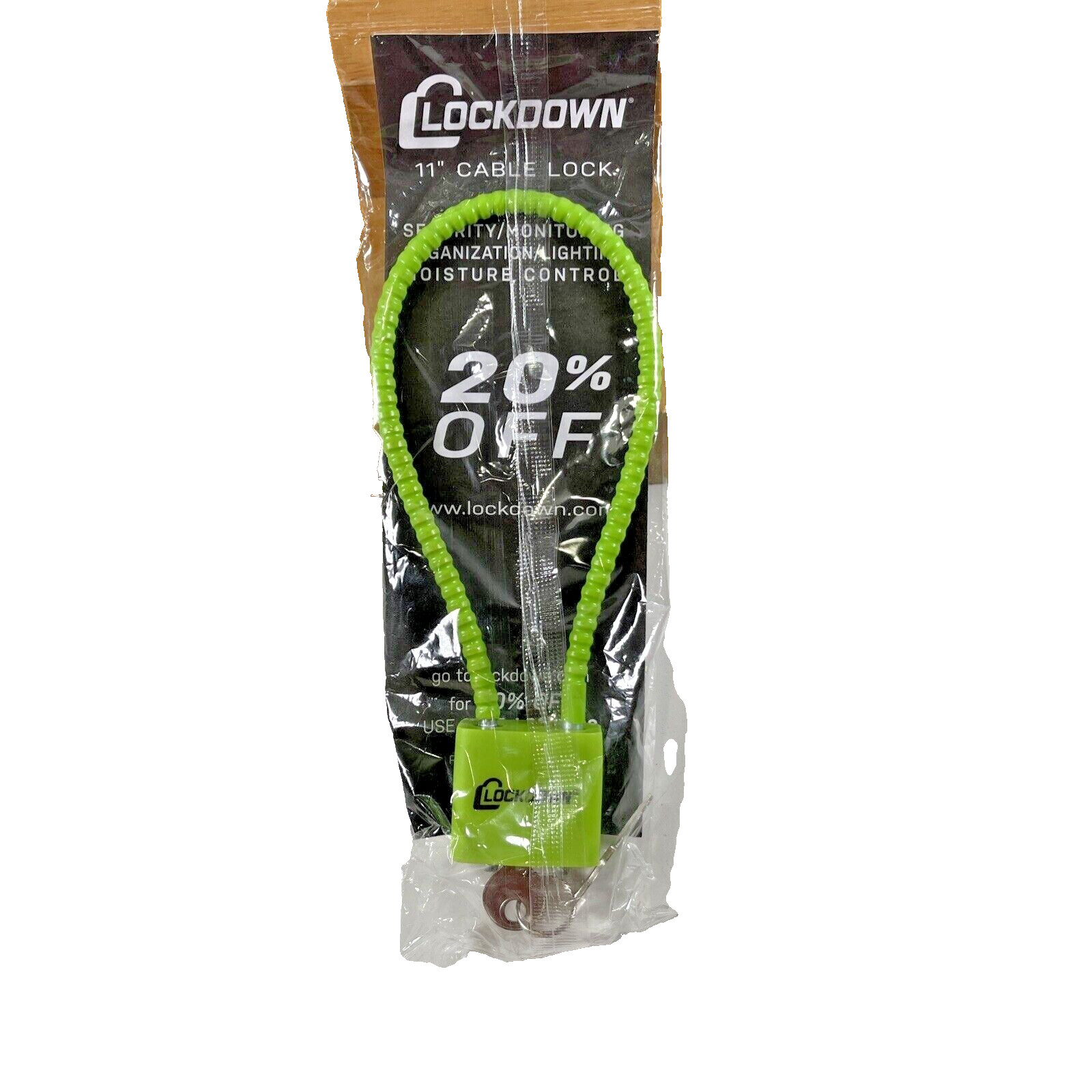 NEW SEALED Firearm Handgun Rifle Shotgun Gun Cable Lock 11" Lockdown