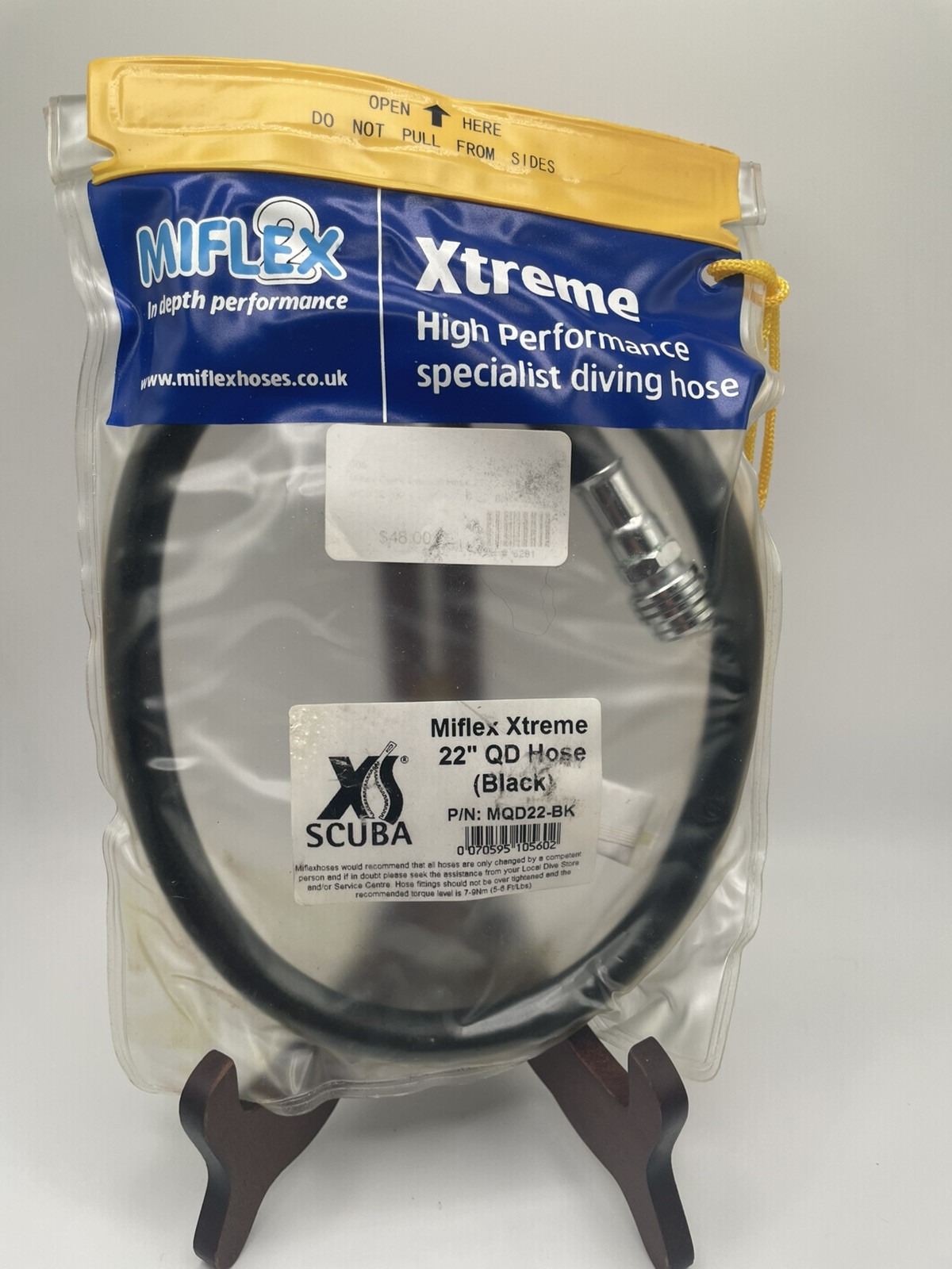 Miflex Xtreme 22" QD (Quick Disconnect) Black P/N MQD22-BK